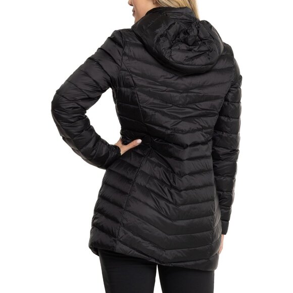 NEW 32 Degrees Quilted Packable Down Jacket - 3/4-Length, Detachable Hood 1225 - Picture 3 of 4